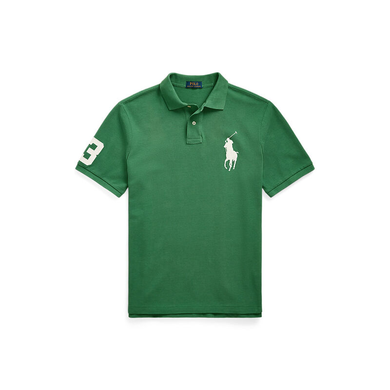 Polo Ralph Lauren Custom Slim Fit Big Pony Mesh Polo Shirt image number 2